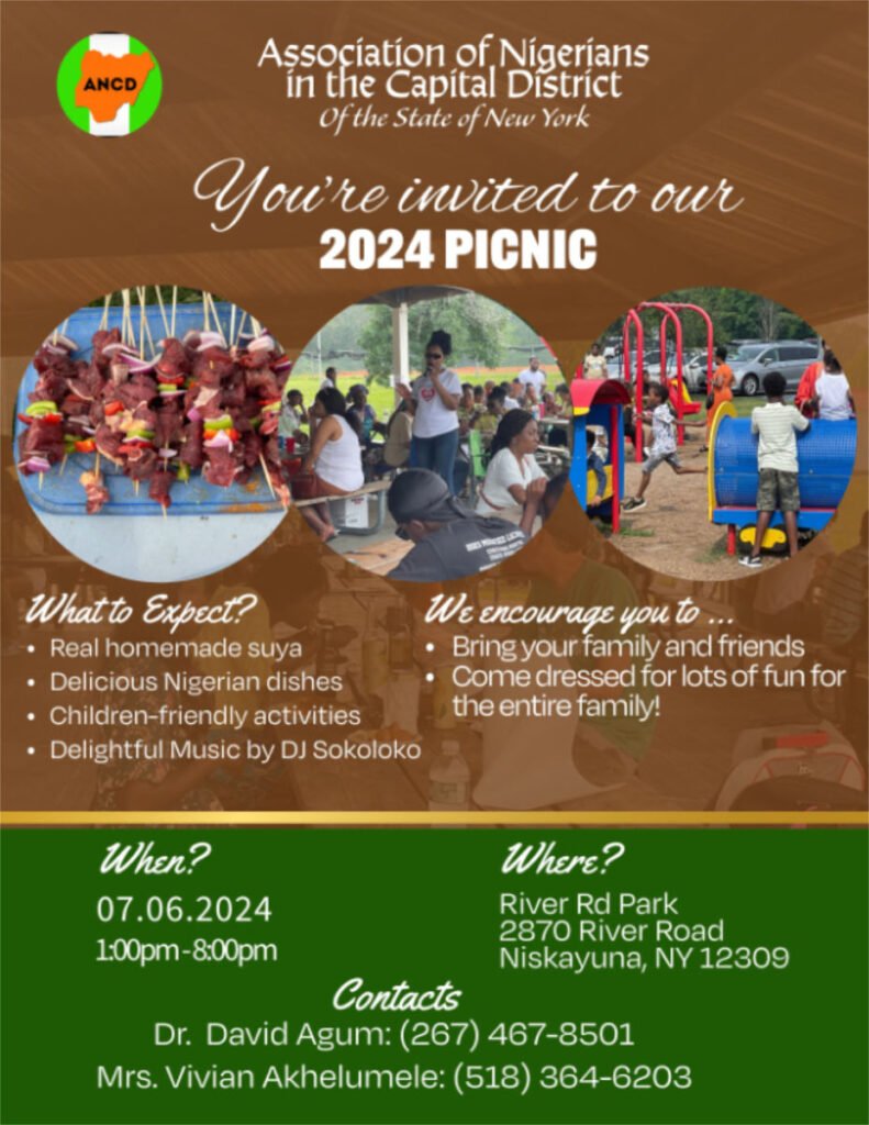 Flyer announcing the ANCD Picnic 2024